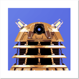 Pixel Dalek Posters and Art